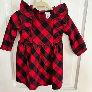 Carter’s Buffalo Plaid infant dress size 6m
